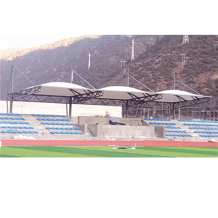 西藏学校看台膜结构